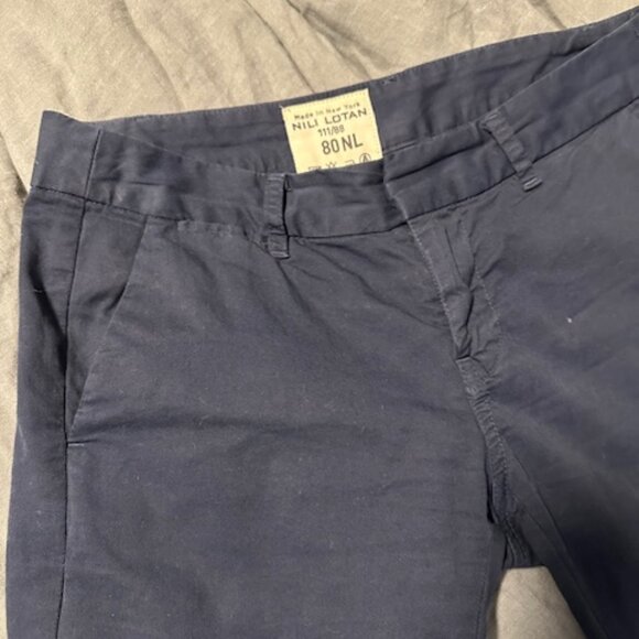 Nili Lotan East Hampton Trousers (Navy) Size 0 (fits sizes 2-4) - Picture 4 of 12